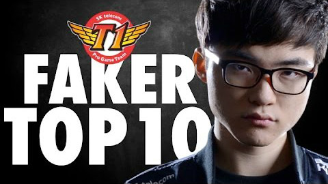 【SKT Faker】- 2016年TOP10精彩操作 (720P 共2P)